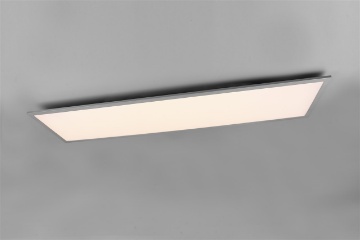 Immagine di Plafoniera Rettangolare Moderna Led 3000k Alpha Bordo Alluminio Trio Lighting