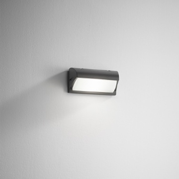 Immagine di Applique Da Esterno Elba Grigio Antracite Luce Verso Sotto E27 Isyluce 537