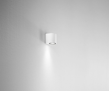 Immagine di Applique Led GU10 Per Esterno IP54 Alluminio Bianco Ponza Isyluce 542