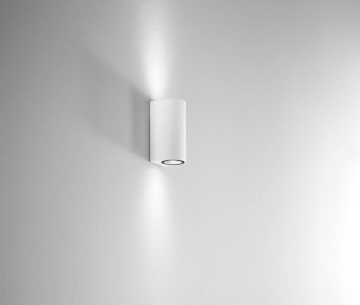 Immagine di Applique Per Esterni Luce Sopra e Sotto 2xGU10 Pianosa Bianco Isyluce 544