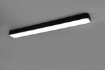 Immagine di Plafoniera Led Rettangolo Stondato Asterion Led 37w Nero Trio Lighting