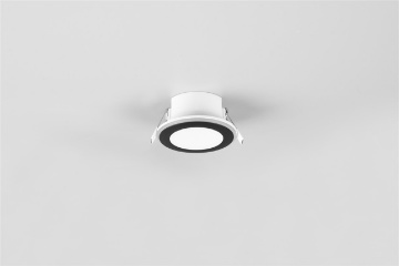 Immagine di Piccolo Faretto da Incasso Aura Tripla Accensione Led Nero Ø8 cm Trio Lighting