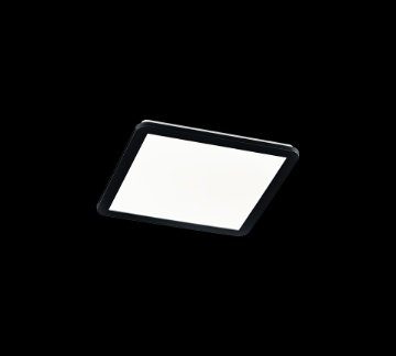 Immagine di Plafoniera Quadrata Bordo Nero Camilla IP44 Led Switch Dimmer Trio Lighting