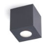 Immagine di Faretto Cubo Da Soffitto Esterno GU10 Sulis Antracite GES1071 Gea Led