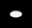 Immagine di Plafoniera Bagno Rotonda Led Switch Dimmer Camilla Bordo Nero IP44 Trio Lighting