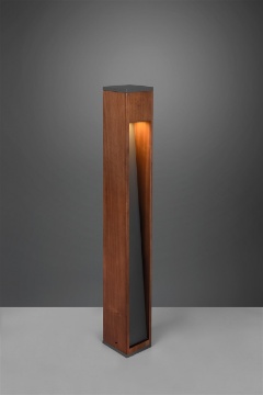 Immagine di Palo Alto da Esterno Canning GU10 Legno Naturale IP54 Trio Lighting