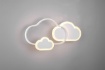 Immagine di Applique Plafoniera Nuvole Led Dimmer Rgbw Cloudy per Cameretta Trio
