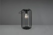 Immagine di Lumetto Portatile Gabbia Metallo Nera Cotoca Sensore Crepuscolare Trio Lighting
