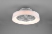 Immagine di Ventilatore Tessuto Bianco Led Dimmer Cambio Colore Farsund Trio Lighting