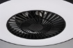 Immagine di Lampadario Ventilatore Led Dimmer Cambio Colore Halmstad Nero Trio Lighting