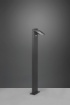 Immagine di Lampione Led Da Giardino Orientabile Con Sensore Movimento Horton Antracite IP54 Trio