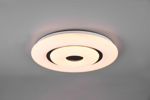 Immagine di Lampada Soffitto Moderna Rana Effetto Stelle Led Dimmer Rgbw Trio Lighting