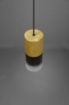Immagine di Sospensione Pendel Robin Ottone Vetro Fumé Trio Lighting