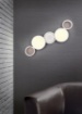 Immagine di Plafoniera Moderna 5 Anelli Led Switch Dimmer Alluminio Salsa Trio Lighting
