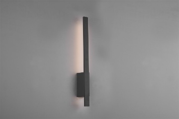 Immagine di Applique Bacchetta per Esterno Tawa Led Antracite IP54 Trio Lighting