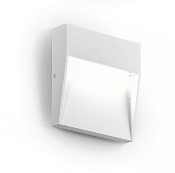 Immagine di Lampada Segnapassi Bianco Da Esterno Senza Incasso Led 3w IP65 GES981 Gea
