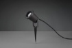 Immagine di Faretto Proiettore Esterno Orientabile Ubangi Nero Con Picchetto GU10 IP65 Trio Lighting