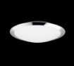 Immagine di Plafoniera Led Rotonda Umberto IP44 Bordo Cromo Trio Lighting
