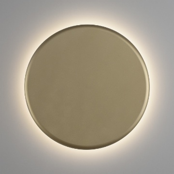 Immagine di Applique Decorativa Disco Oro Saturna Retroilluminazione Led 16w ACB