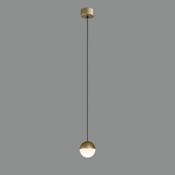 Immagine di Sospensione Pendel Sfera Oro Led CCT 5w Custo Penisola Cucina ACB