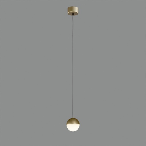 Immagine di Sospensione Pendel Sfera Oro Led CCT 5w Custo Penisola Cucina ACB