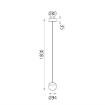 Immagine di Sospensione Pendel Sfera Oro Led CCT 5w Custo Penisola Cucina ACB