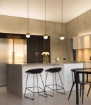 Immagine di Sospensione Pendel Sfera Oro Led CCT 5w Custo Penisola Cucina ACB