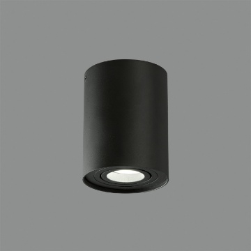 Immagine di Plafone Sima Cilindro Alluminio Nero GU10 Orientabile 30° ACB