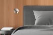 Immagine di Faretto Incasso Parete Luce Lettura Per Comodino Led 3000k Atria Nichel ACB