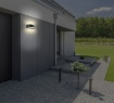 Immagine di Applique Moderna Esterni Aysel Antracite Doppia Emissione Led 3000k IP65 ACB