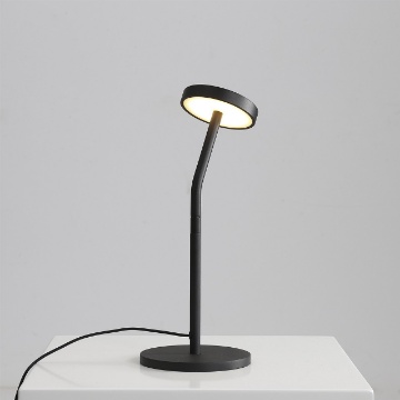 Immagine di Lumetto Design Moderno Disco Led 3000k Orientabile Corvus Nero ACB