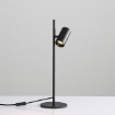 Immagine di Lampada Da Tavolo Cilindro Nero Orientabile GU10 Gina ACB