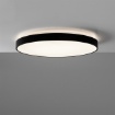 Immagine di Plafoniera Lisboa Nera Grande 80 cm Led CCT Biemissione ACB