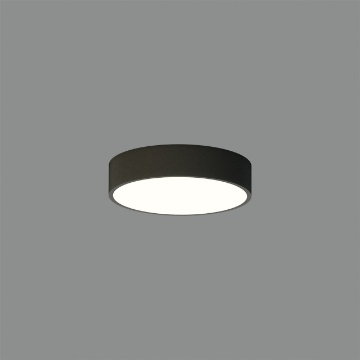 Immagine di Plafoniera London 20 cm Rotonda Nera Led 12w CCT ACB