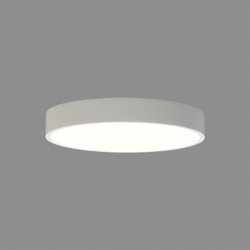 Immagine di Plafoniera Tonda Sottile London 40cm Bianca Led 22w CCT Dimmer Triac ACB