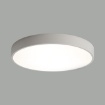 Immagine di Plafoniera Piatta Bianca London 60 cm Led 39w CCT Dimmerabile Triac ACB