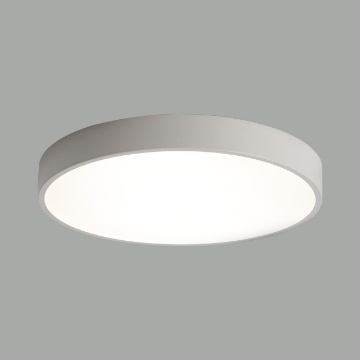 Immagine di Plafoniera Piatta Bianca London 60 cm Led 39w CCT Dimmerabile Triac ACB