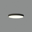 Immagine di Plafoniera Design Piatto London 60 cm Led 39w CCT Dimmerabile Triac Nero ACB