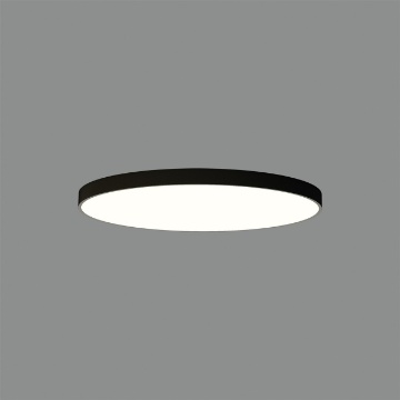 Immagine di Plafoniera Rotonda Led Dimmer Dali/Push 136w London Nero Ø100 cm ACB