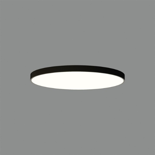 Immagine di Plafoniera Rotonda Led Dimmer Dali/Push 136w London Nero Ø100 cm ACB