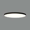 Immagine di Ampia Plafoniera 120 cm Per Ufficio London Nero Led 204w CCT  ACB