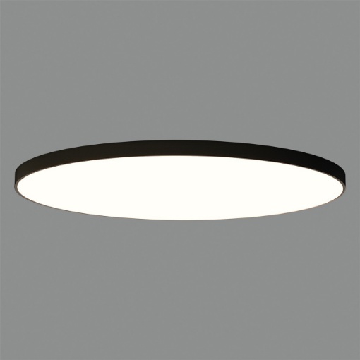 Immagine di Grande Plafoniera Nera Cicrolare London Ø150 cm Led 272w CCT ACB