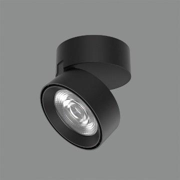 Immagine di Faretto Da Soffitto Nero Spot Ruotabile Led 20w 3000k CRI90 Mako ACB