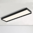 Immagine di Plafoniera Luminosa Squadrata Munich Nero 120x30 Led CCT 68w ACB