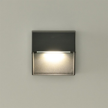 Immagine di Segnapassi Led 3000k Quadrato Nashira Antracite IP65 ACB