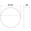 Immagine di Segnapassi Rotondo Per Esterni Antracite Led CCT Spica IP65 ACB