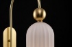 Immagine di Applique Moderna Vetro Rigato Bianco Antic Luce Verso il Basso Maytoni