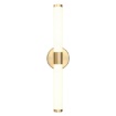 Immagine di Applique Moderna Bacchetta Cilindrica Led Doppia Emissione Axis Oro Maytoni