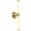 Immagine di Applique Moderna Bacchetta Cilindrica Led Doppia Emissione Axis Oro Maytoni