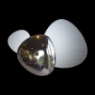 Immagine di Lampada Applique Led Decorativa Acciaio Nichel Jack Stone Maytoni